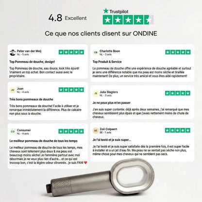 Ondine - Pommeau de Douche Filtrant