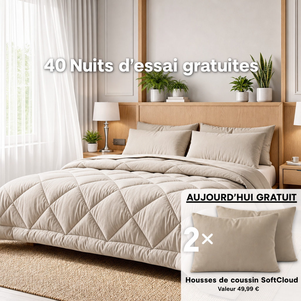 Couverture EasySleep® - Couette 2 en 1 à Séchage Rapide