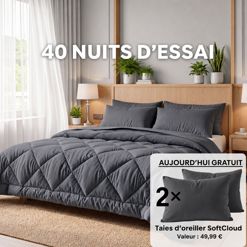 Couverture EasySleep® - Couette 2 en 1 à Séchage Rapide