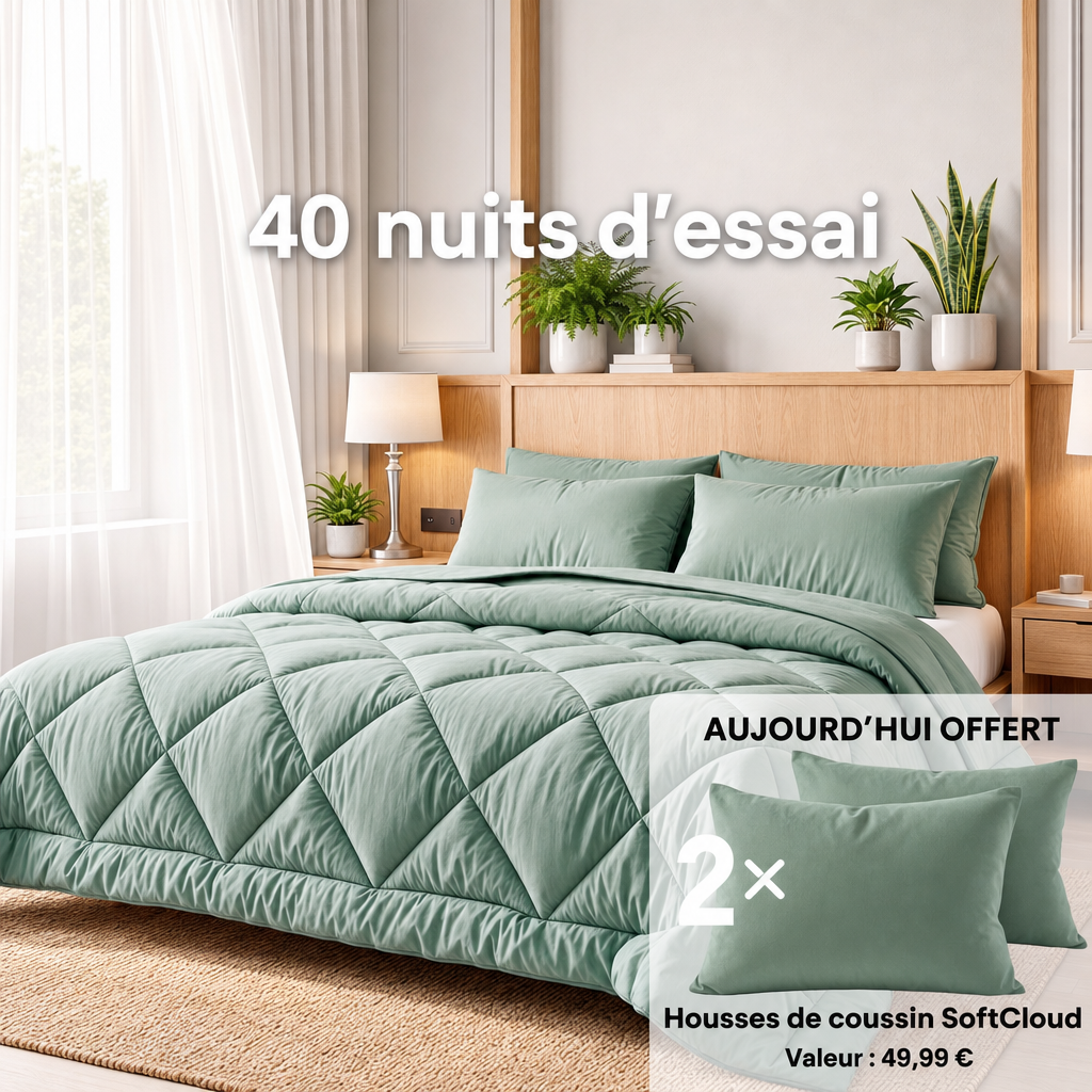 Couverture EasySleep® - Couette 2 en 1 à Séchage Rapide