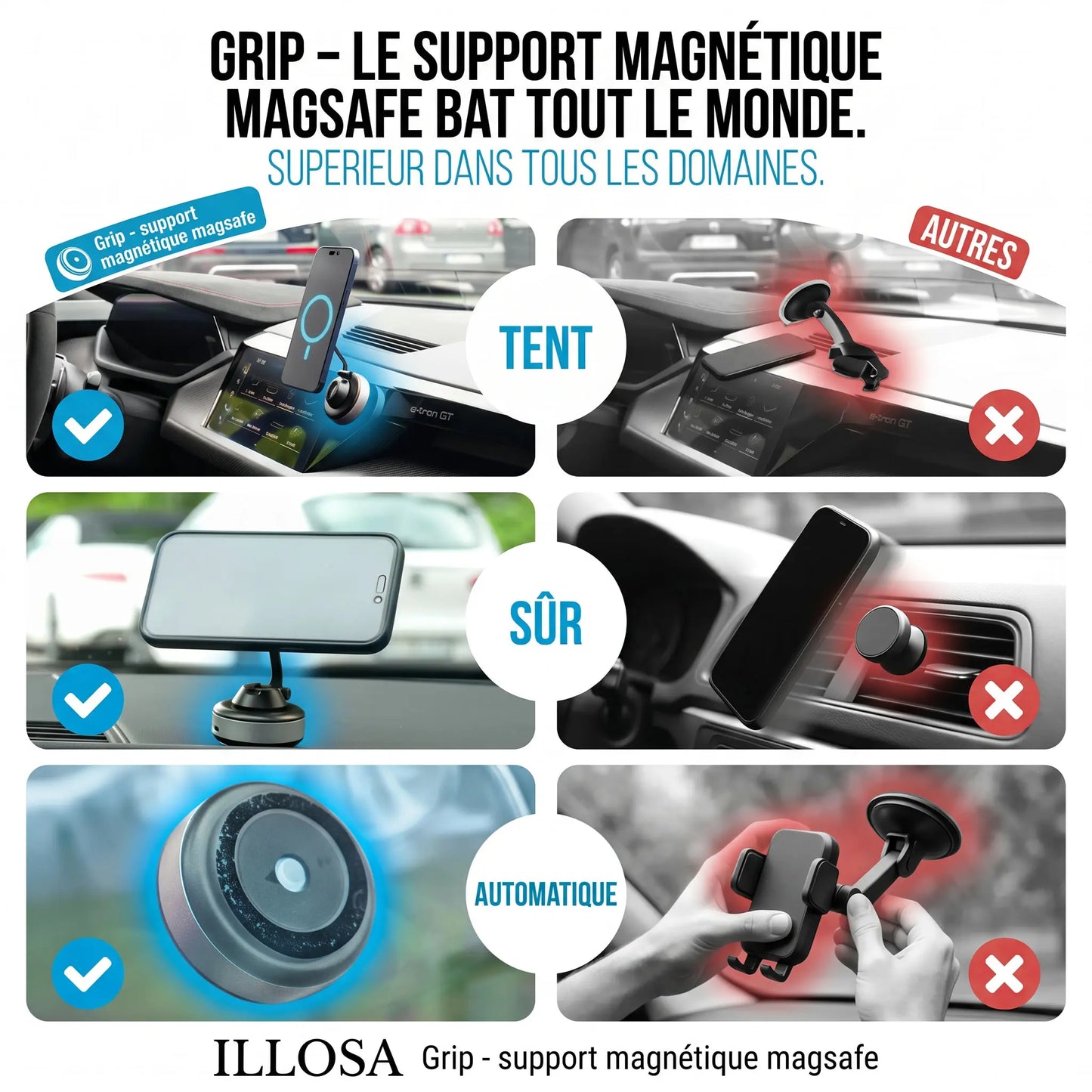 Grip - Support Magnétique MagSafe