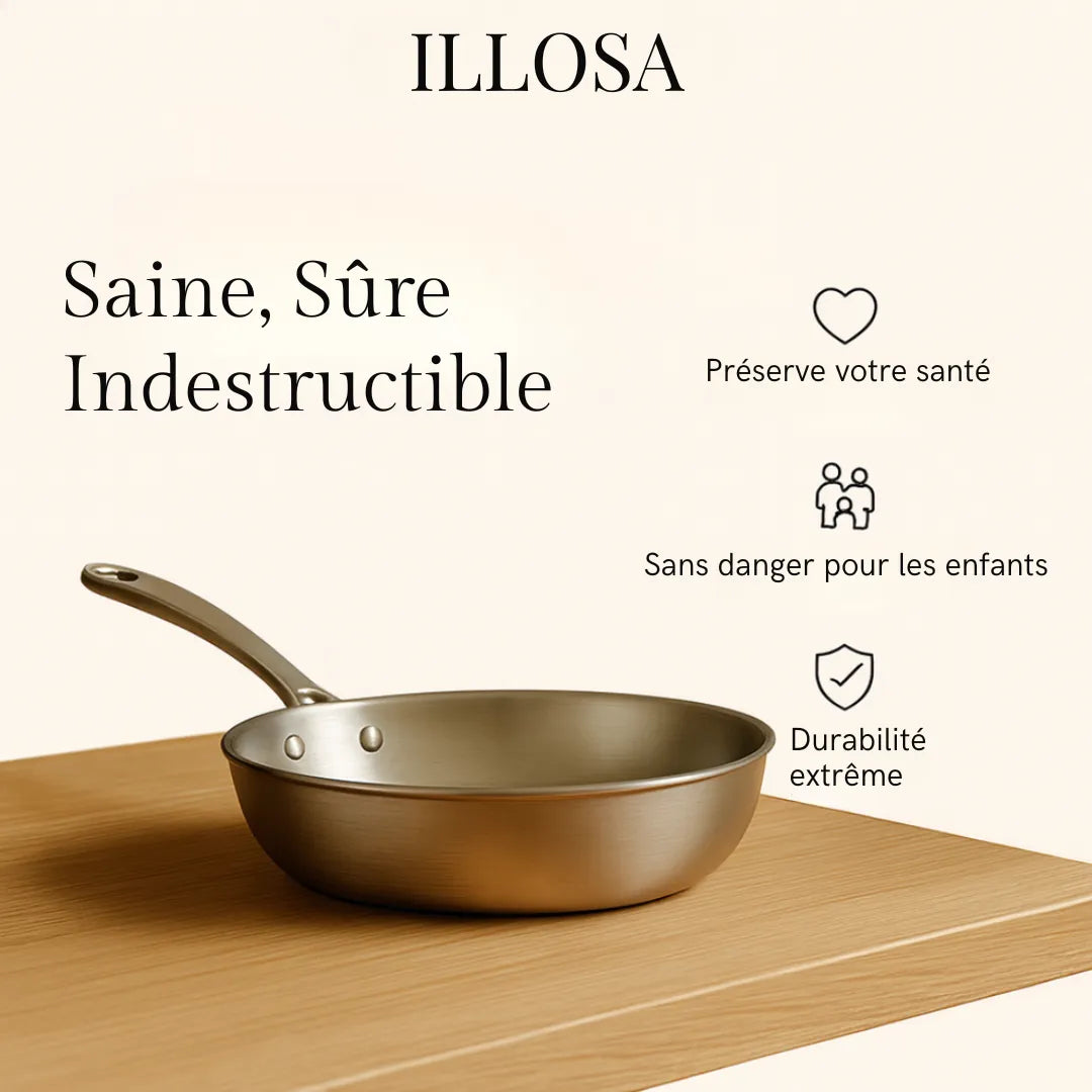 Poêle en Titane Pur TitanPro™ G5