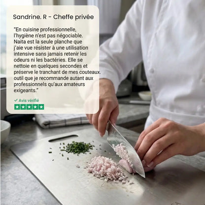 Naïta - set de 3 planches à découper en titane