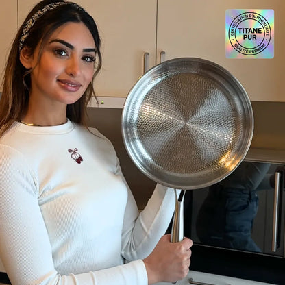 Poêle en Titane Pur TitanPro™ G5