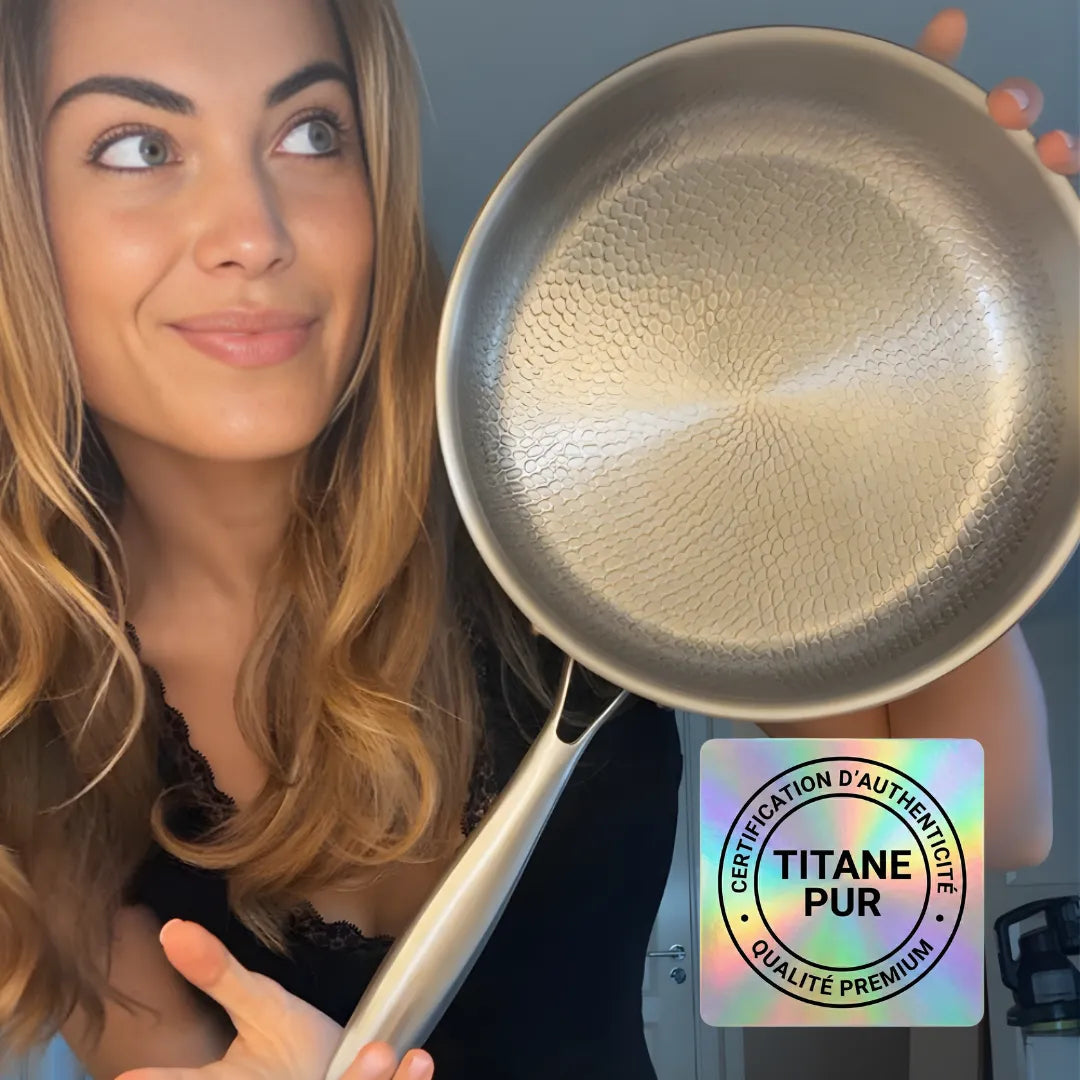 Poêle en Titane Pur TitanPro™ G5