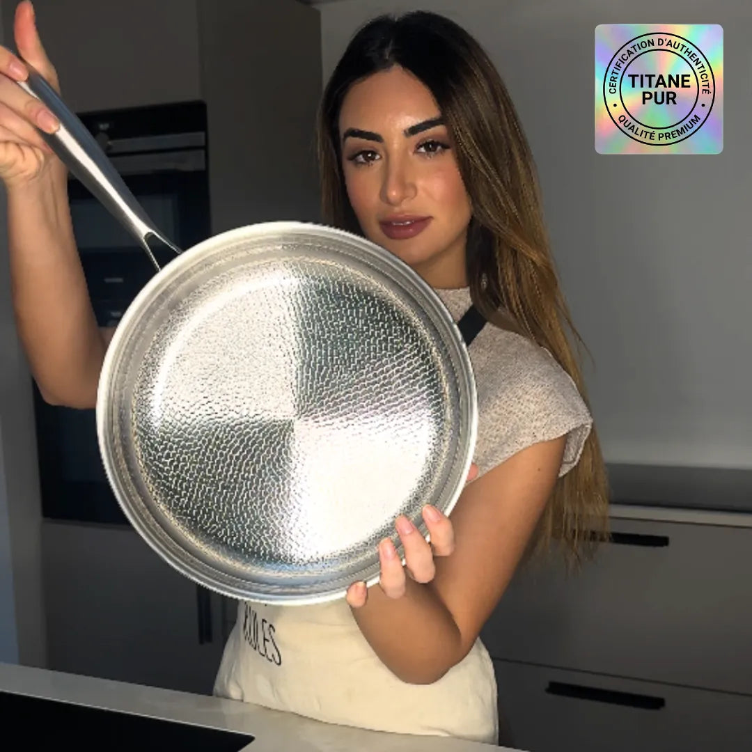 Poêle en Titane Pur TitanPro™ G5