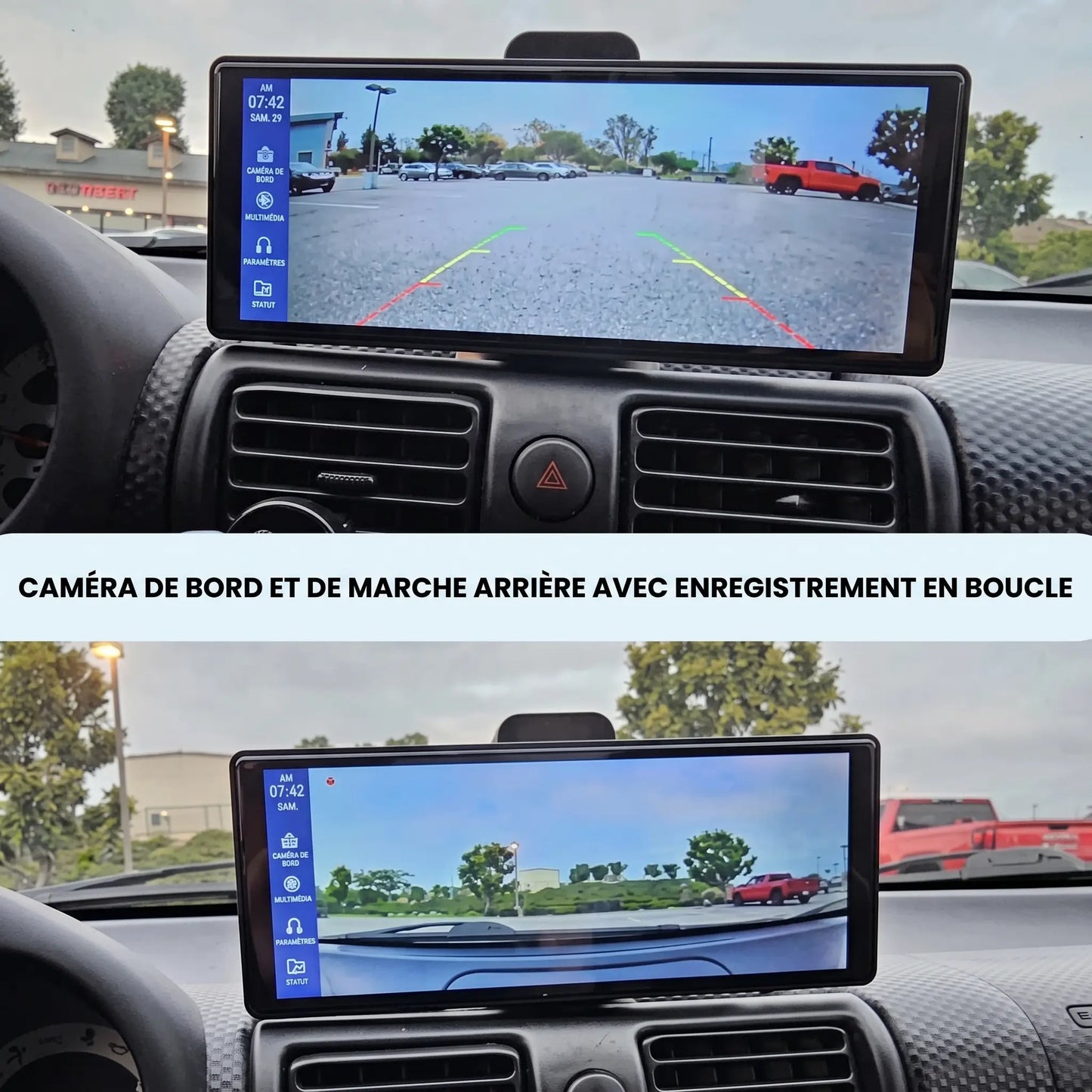 Drive Pro - Écran CarPlay Sans Fil + Caméra 4K